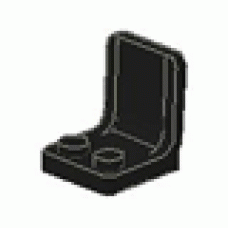 Part 4079 Black Minifig, Utensil Seat 2 x 2